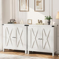 GarveeHome Small Storage Cabinet, Farmhouse Sideboard Buffet Cabinet by GarveeHome