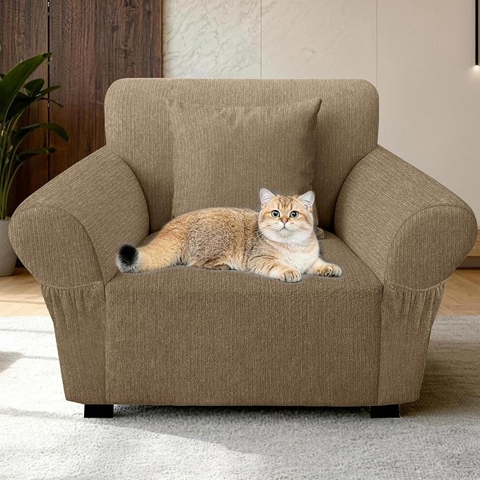 Armchair Slipcover with 1 Pillow Cover - Image 7