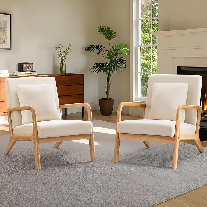 ELUCHANG Mid-Century Modern Accent Chair - Image 10