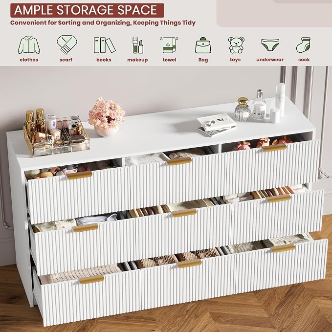 Garvee 9 Drawers Dresser for Bedroom - Image 7