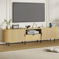 86.6" Mid-Century TV Stand by ComfyCorner