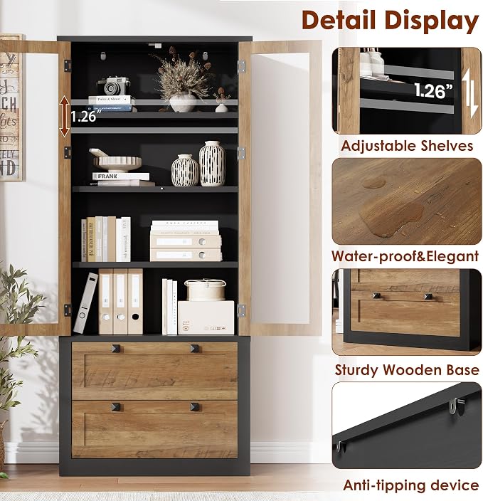 71" Tall Kitchen Pantry Cabinet - Image 3