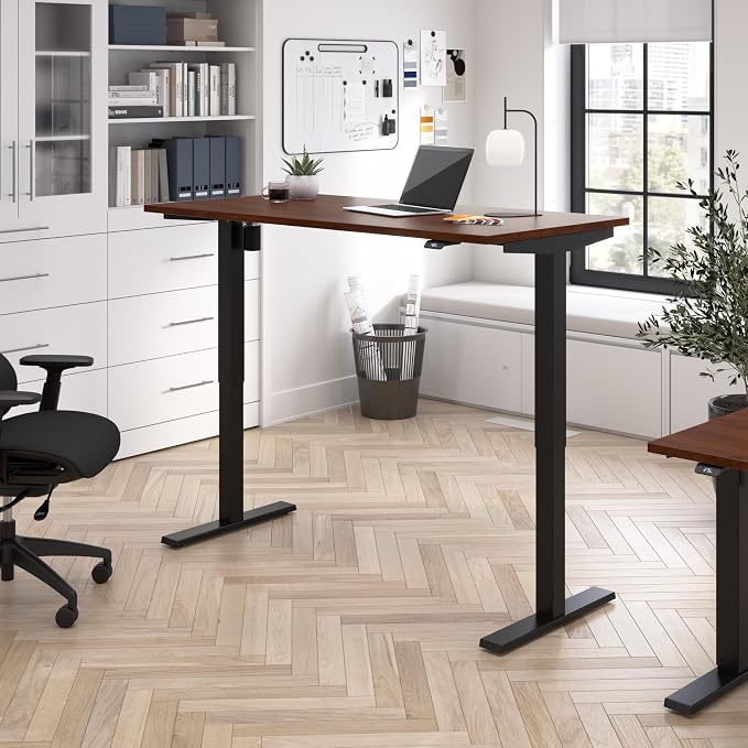 Bush Business Furniture 60-inch Electric Height Adjustable Standing Desk - Image 2