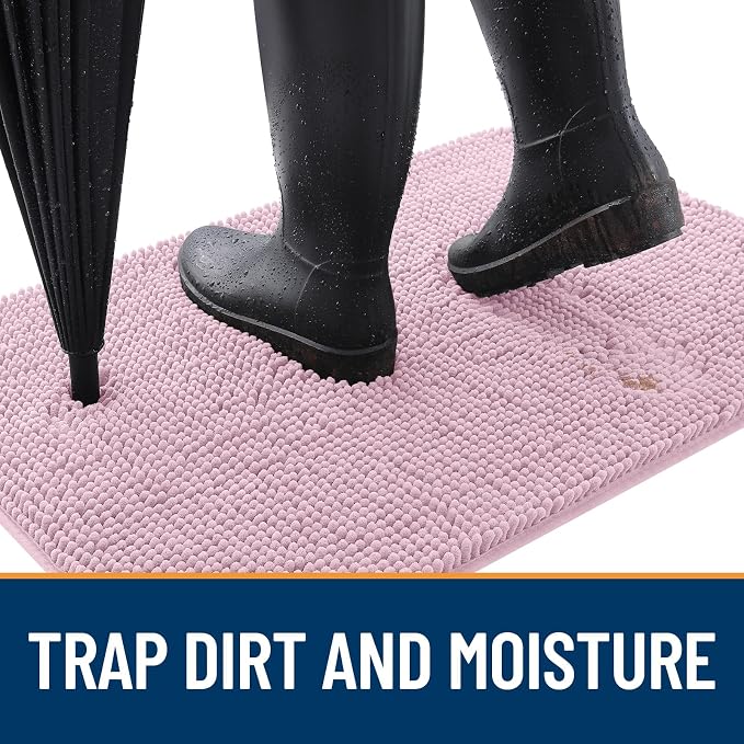 OLANLY Dog Door Mat for Muddy Paws 59x35, Absorbs Moisture and Dirt, Absorbent - Image 2