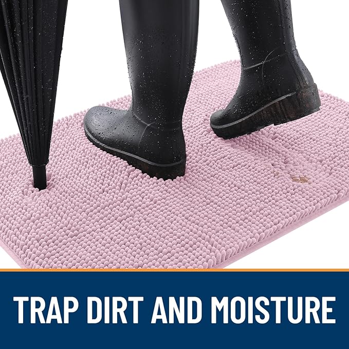 OLANLY Dog Door Mat for Muddy Paws 34x21, Absorbs Moisture and Dirt, Absorbent - Image 2