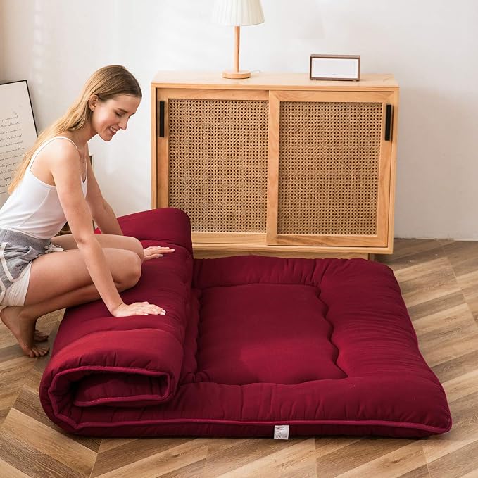 MAXYOYO Japanese Floor Mattress Futon Mattress Thicken Tatami Mat Sleeping Pad - Image 3