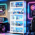 Display Cabinet with Acrylic Door, 5-Tier Curio Cabine, Collectibles Toy by iusyugh