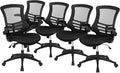 Flash Furniture Kelista Mid-Back Black Mesh Swivel Ergonomic Task Office Chair by FlashFurniture