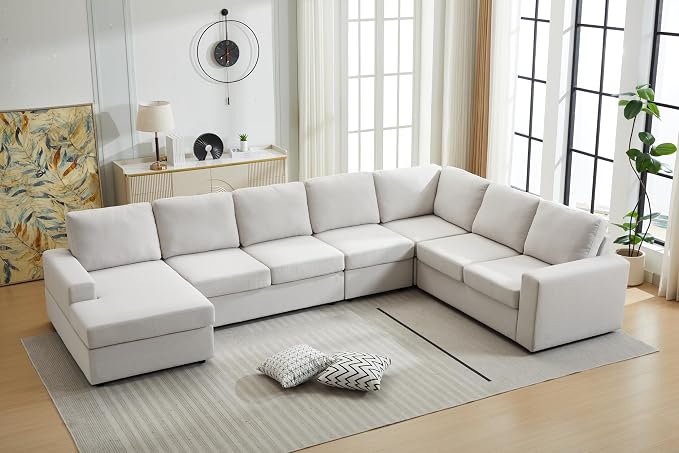 Ball & Cast 147" L-Shaped Sectional Couch - Image 7
