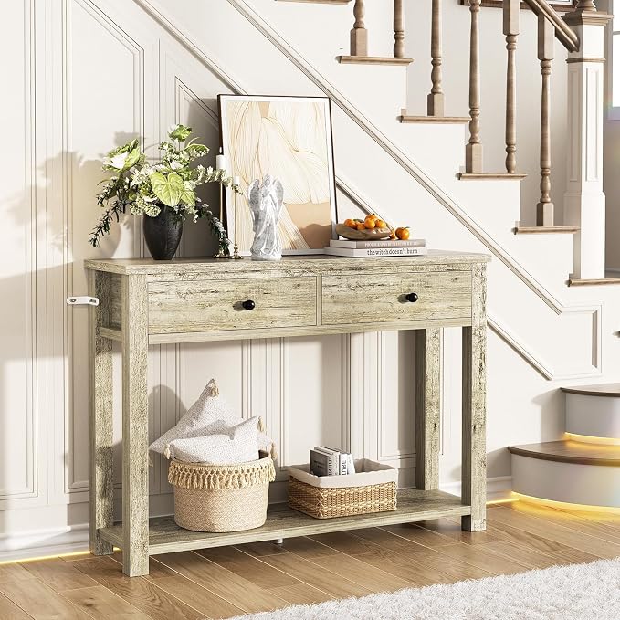 Homieasy Farmhouse Console Table - Image 6
