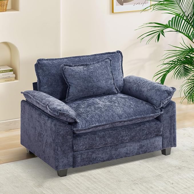 Oprisen Modular Sectional Sofa, Comfy Cloud Couch Sectional Sofa, Chenille Sofa by Oprisen