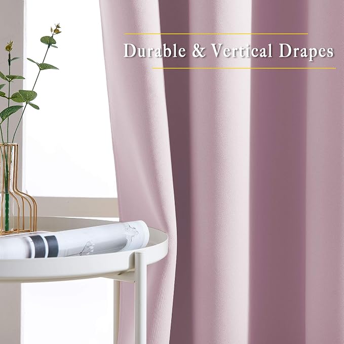 NICETOWN Room Darkening 78 inch Curtains - Image 5