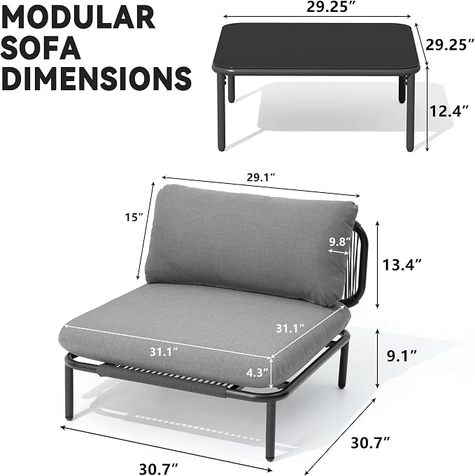 Crestlive Products Outdoor Patio Furniture Set - Image 2
