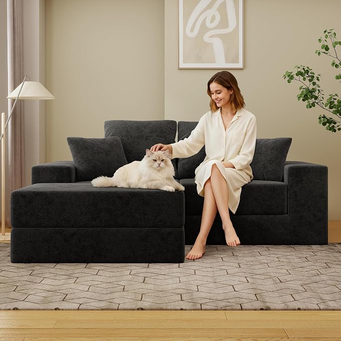 Cloud Modular Sectional Sofa, Comfy Boneless Couch - Image 6