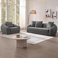 SICOTAS Curved Sofa Couch Bed for Living Room Convertible Futon Cloud Boneless by SICOTAS
