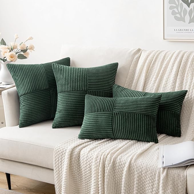 MIULEE Army Green Decorative Throw Pillow Covers 16x16 Inch - Image 8