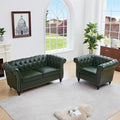 QHITTY 2 Piece Living Room Set, Sectional Chesterfield Sofa Chair Contemporary by QHITTYFurnitureLife