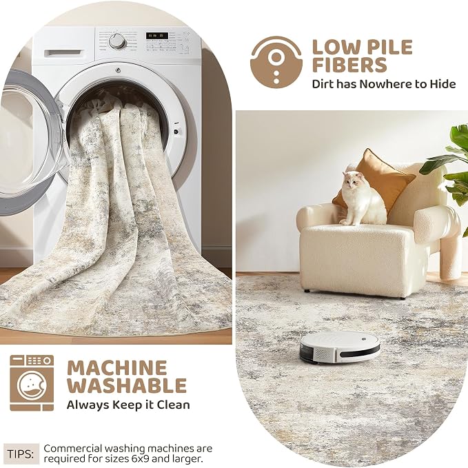 UERMEI 5x7 Area Rug Living Room Rugs - Image 5