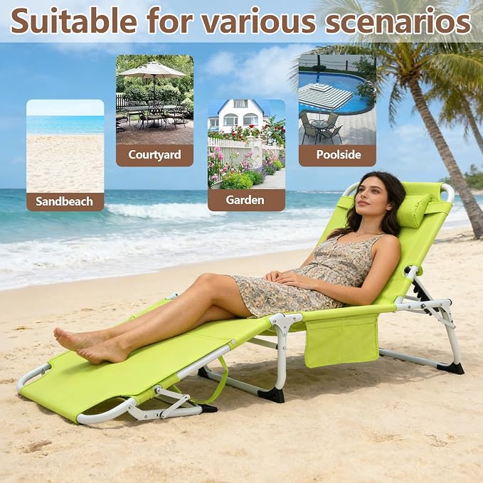3-in-1 Heavy Duty Tanning Chair - Image 8