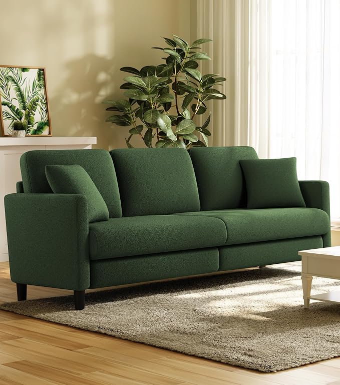 Welzona 83" Couches for Living Room, Teddy Sofa Couch, Comfy Sofas for Living - Image 8