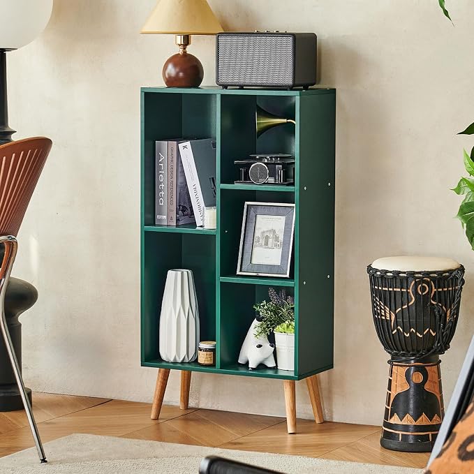 LEYAOYAO 5 Cube Bookshelf 3-Tier Bookcase - Image 7