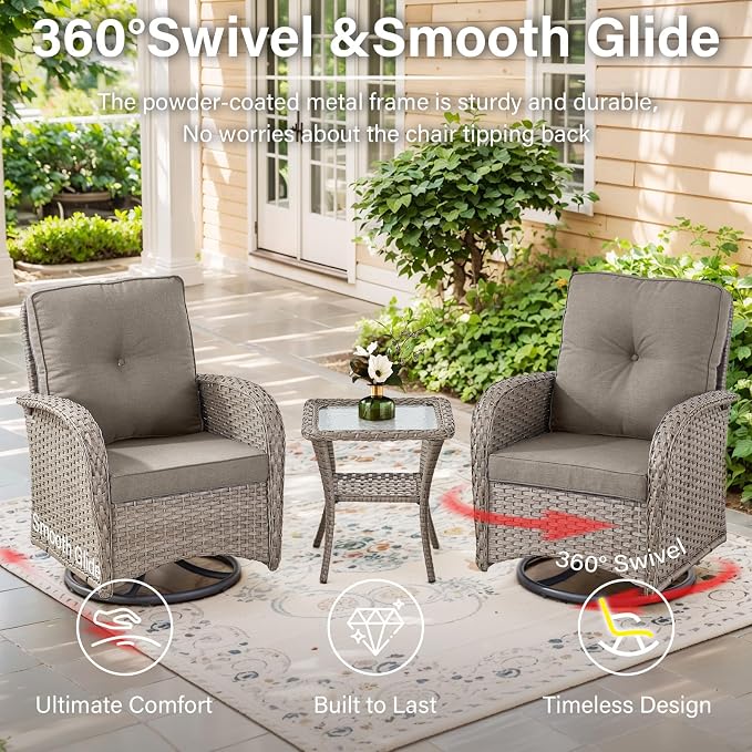 Belord Expansive 10 Pieces Outdoor Patio Furniture Set - Image 4