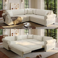 88.2" Sectional Sleeper Sofa by Unknown