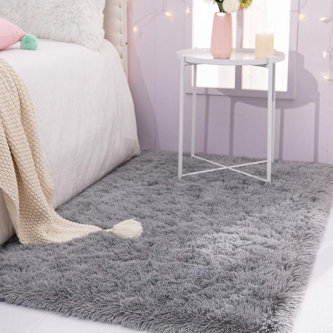 TWINNIS Super Soft Shaggy Rugs Fluffy Carpets, 4x5.9 Feet, Indoor Modern Plush - Image 7