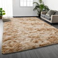 Deerhoo Large Shag Area Rugs 9 x 12, Tie-Dyed Plush Fuzzy Rugs by Deerhoo