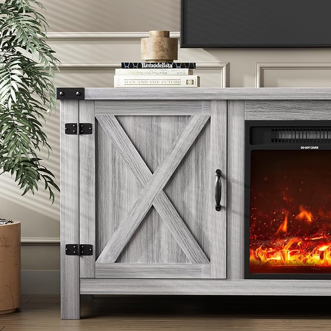 YESHOMY Fireplace TV Stand - Image 5