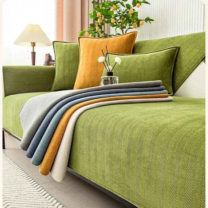 Funny Fuzzy Couch Cover, Chenille Couch Furniture Protector, Funny Fuzzy Couch - Image 2