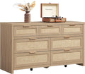 SICOTAS 7 Drawer Dresser for Bedroom, Large Chest of Drawers for Bedroom by SICOTAS