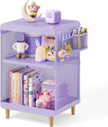 SYKIARIOL Kids Nightstand for Girls, Metal Bedside Table by SYKIARIOL