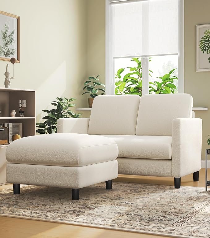 Welzona Loveseat, Comfy Teddy Love Seat - Image 8