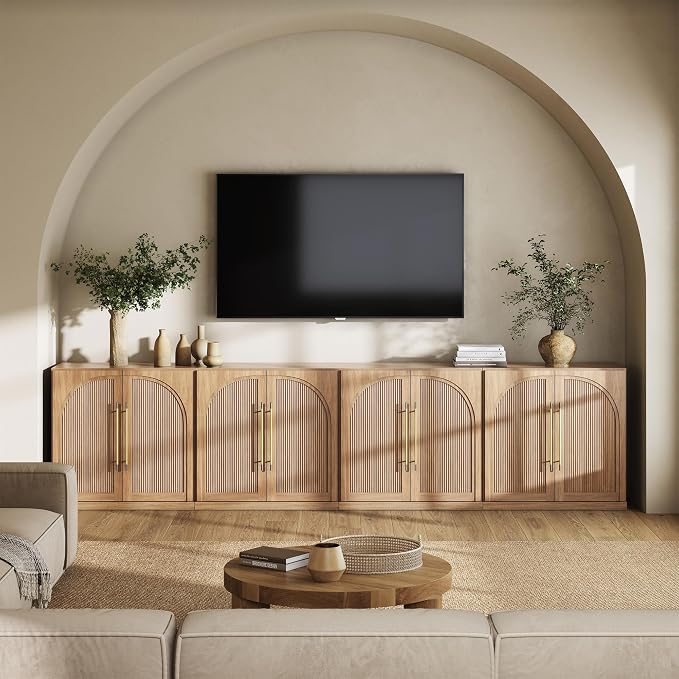 BELLEZE Set of 4 Modular Sideboard by BELLEZE