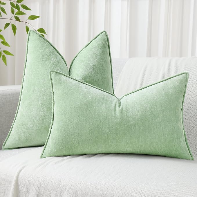 decorUhome Summer Couch Euro Sham Throw Pillow Covers 22x22 Set of 2, - Image 7