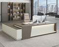 79" L-Shaped Executive Desk by ANZHAP-SmartOfficeSolutions