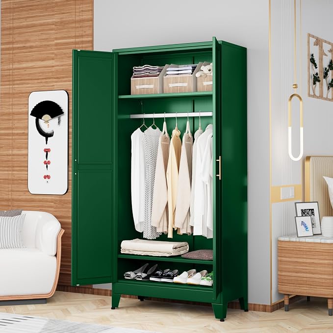 GAIOUS Metal Wardrobe Cabinet - Image 8