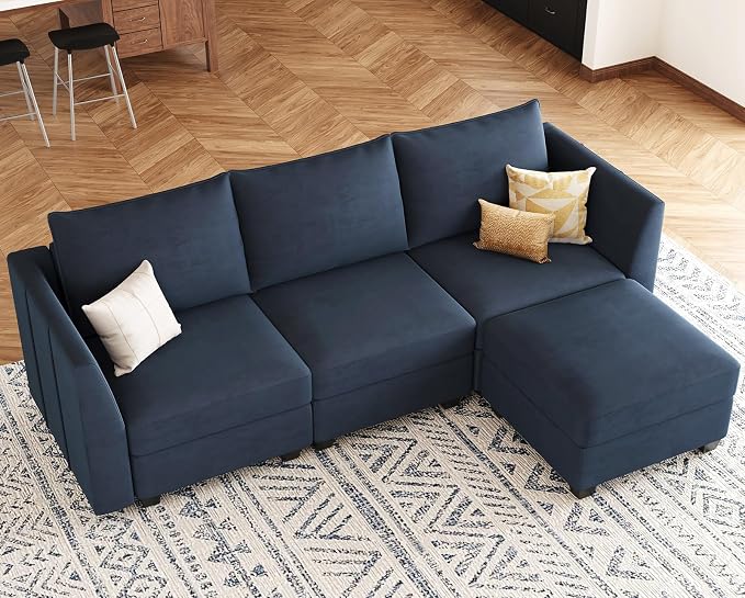 Belffin Convertible Sectional Sofa - Image 4