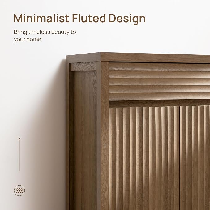 SICOTAS 29" Fluted Buffet Cabinet - Image 6