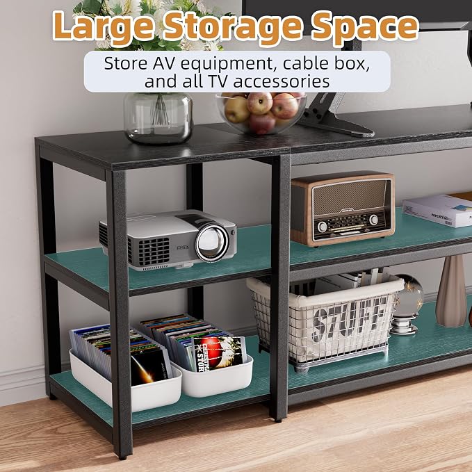 Aquzee 85 inch TV Stand, Entertainment Center - Image 7
