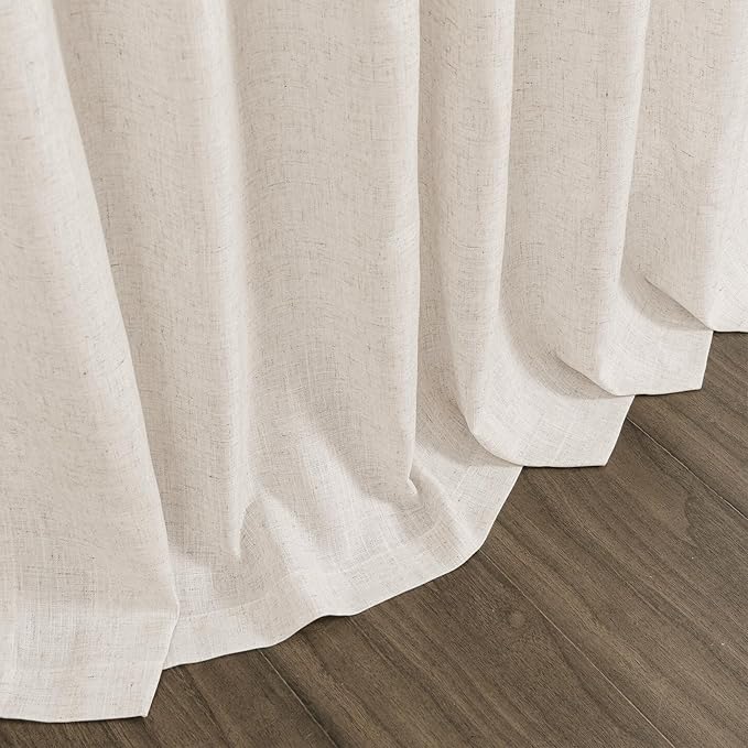 Tan Beige Linen Curtains 94 inch Length - Image 6