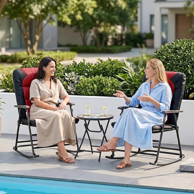 Outsunny 3 Piece Outdoor Patio Furniture Set - Image 8