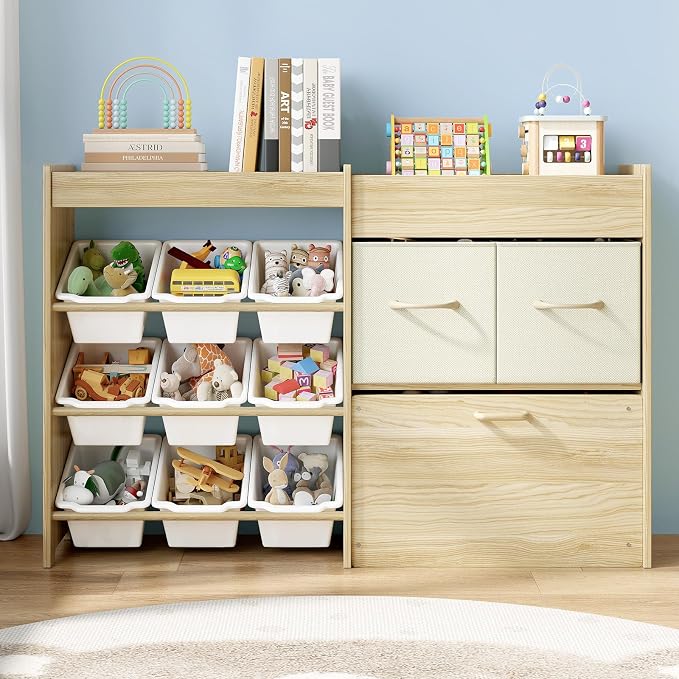 EXPERLAM Toy Storage Organizer for Kids, 9-Bin Toy Organizer - Image 9