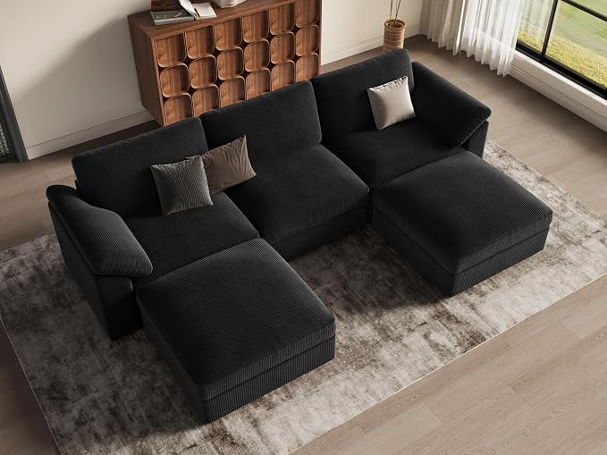 EASE MOOSE Oversized Modular Sectional Sofa, Extra Large U Shape Sectional - Image 3