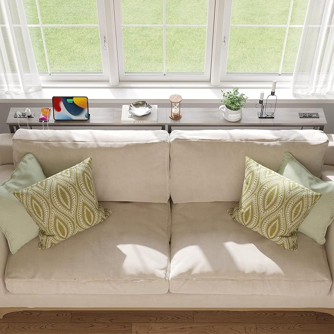 ELYKEN 2 Pack 5.9" Narrow Console Sofa Table - Image 2