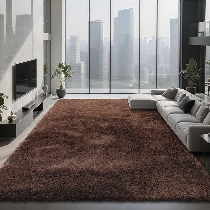Shag Area Rugs for Bedroom Living Room, 6X9 Ultra Soft Fluffy Area Rugs for Dorm - Image 8