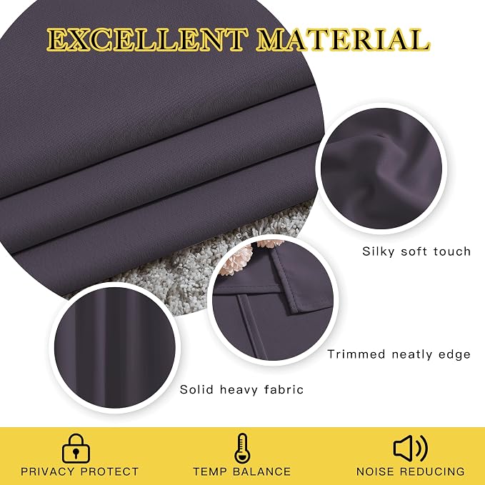 NICETOWN Living Room Window Curtain Drapes Extra Long & Wide - Image 3
