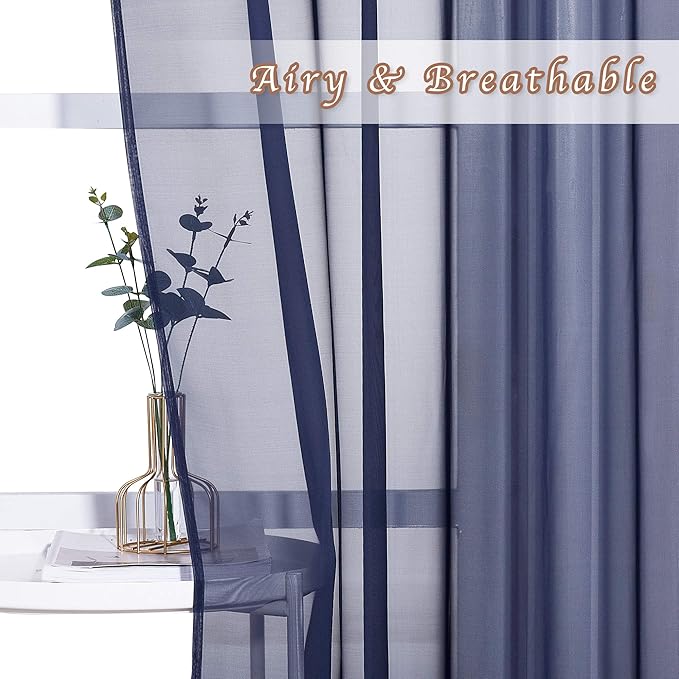 NICETOWN Sheer Curtains for Living - Image 3