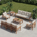HDPE 10 Piece Outdoor Patio Furniture Set, All-Weather Outdoor Couch Set by YourPerfectOutdoorEscape